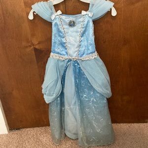 Blue Disney princess dress child size 4
